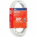 All-Source 20 Ft. 16/3 Medium-Duty White Patio Extension Cord OU-JTW163-20X-WH